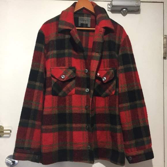 Vintage Other - VINTAGE WOOL PLAID SHIRT JACKETS SIZE M
